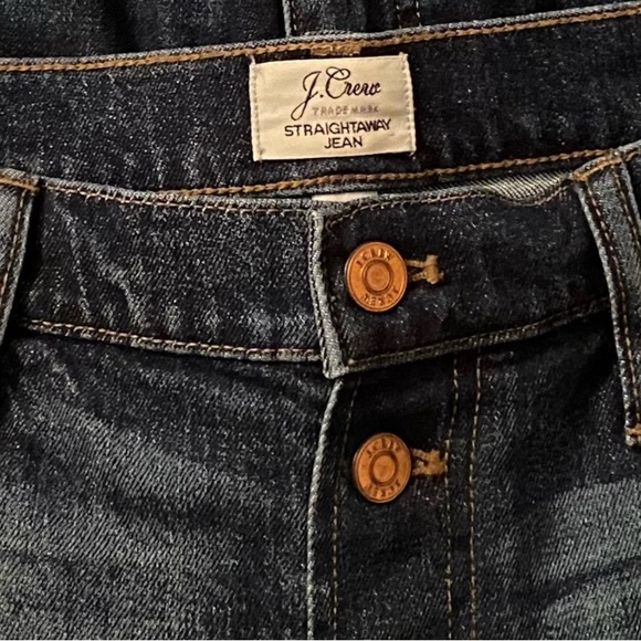 J.Crew Button Fly Straightaway Jeans Size 32 #F6053 - Picture 3 of 3